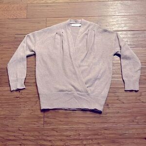 Astr The Label Lilac Knit V-Neck Wrap Front Sweater Oversized Women’s XL